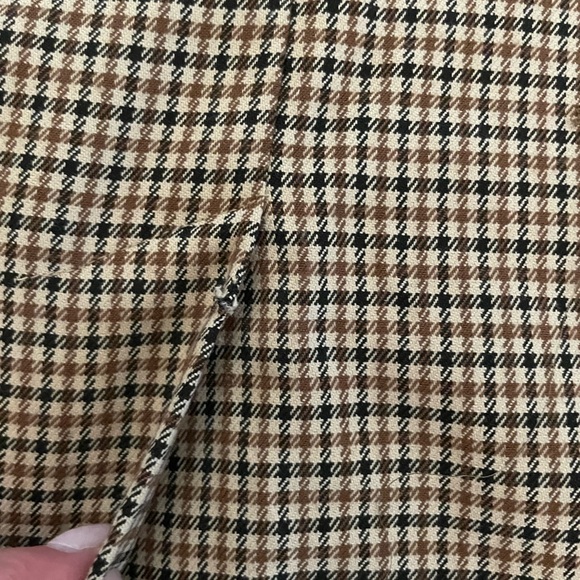 Zara check print midi pencil skirt, size medium - Picture 4 of 6
